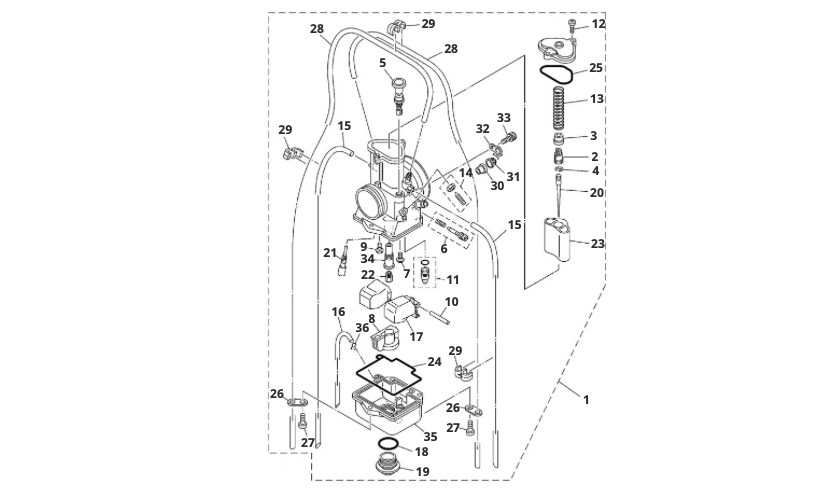 if3eF1nEf6_31 - Carburateur (XE 125 MY22).png